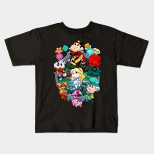 Chibi Alice in Wonderland Kids T-Shirt